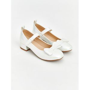 LC Waikiki Bow-Detailed Girl's Heeled Ballet Flats