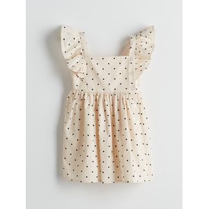 LC Waikiki Printed Poplin Ruffled Girl's Dress