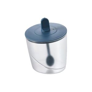 Plastic Spice Jar with Lid & Spoon â€“ Practical Storage for Spices and Seasoning