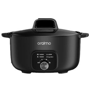 Oraimo Multi-Pot S1 Lite 6L Multi-Functional Titanium Non-Stick Coating Energy-Saving 1600W Electric Hotpot Cooker - OHP-262A