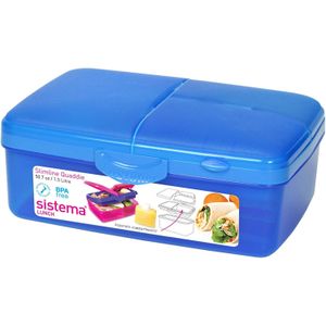 Sistema Quaddie Lunch Box, 1.5 liter - Multi Color price in Egypt,   Egypt