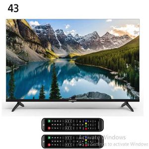 Sokany 43-inch LED screen, double glass, 2 remotes, HD FULL sk- 22043