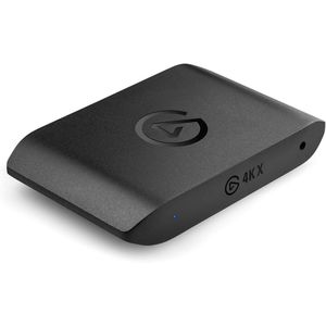 Elgato  4K X Capture Card, HDMI 2.1, 4K144 Ultra-Low Latency - VRR passthrough, HDR10, Up to 1080p240 capture, USB 3.2 Gen 2, Works with OBS and more, For PS5, Xbox, Switch, PC, Mac
