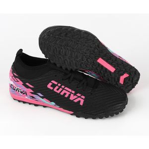 CURVA Inferno 2 Elite Turf TF Football Shoes - Black