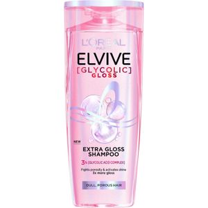 L'oreal إلفيف جليكوليك جلوس شامبو لمعان إضافي بنسبة 3% حمض الجليكوليك للشعر الباهت والمسام 600 مل