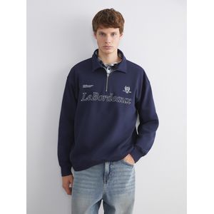 LC Waikiki Polo Neck Printed Men's Sweatshirt