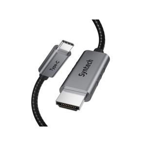 Syntech Thunderbolt 3 USB C to HDMI Cable 4K-30Hz Compatible with MacBook Pro 2019, 2018, 2017, MacBook Air, iPad Pro 2020, Samsung Galaxy S10/S9, Dell XPS and Other 0.9m/3ft