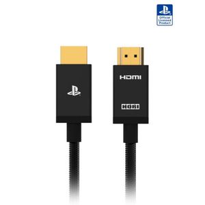 HORI Ultra High Speed 2.0M HDMI Cable Nylon Braided With 8K/60fps And 4K/120fps For Playstation 5 - Officially Licensed By Sony
