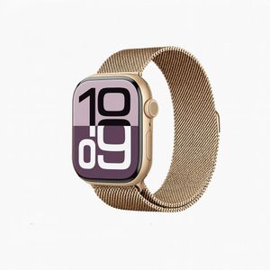 HAINOTEKO ساعة يد ذكية SQ-17 Mini بلون ذهبي وردي، شاشة لمس، متوافقة مع الهواتف الذكية، مثالية للرياضة واللياقة البدنية، مقاومة للماء، تتبع النشاط، إشعارات ذكية