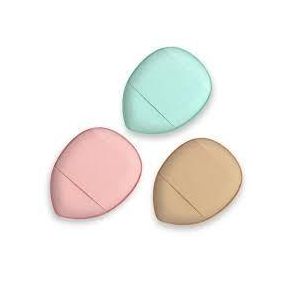 mini puff powder finger set with a teardrop design; soft and ideal for blending concealer and setting powder under the eyes and in tight corners; washable. pack of 6PCS           