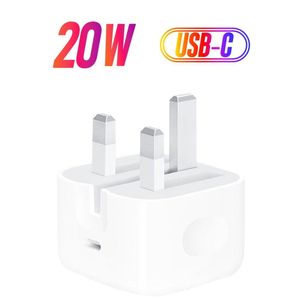 Apple 20W USB-C 3-Pin Power Adapter / (Original iPhone Charger) - White