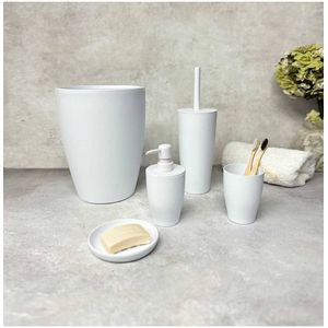 Primanova Five-piece -5- Bathroom Set - White