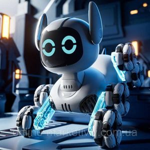 Smart Remote Control Robot Dog Toy for Kids - White