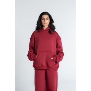 OUTDATED Oversized Hoodie - Burgundy