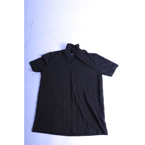Izor basic cotton short sleeves tshirt desgin polo for men-black-2xl