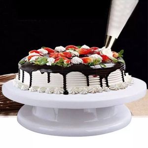 14CM Non-Slip Rotating Stand Dish Revolving Cake Turntable Round Display  Stand Cake Decorating Tools Kitchen Accessories