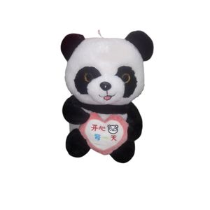 Panda Plush Doll with a Heart have small Panda Face Medium Size - M