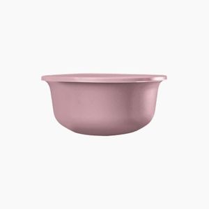 AKSA Plastic Dough Bowl, 4 Liter Capacity, Pink