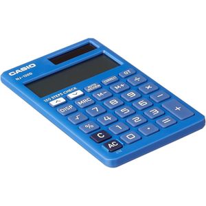 Casio الة حاسبة كاسيو المحمولة 12 ارقام NJ120D-BU، ازرق