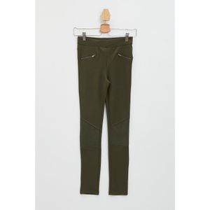 Defacto Girl Knitted Bottom Leggings - D.Khaki