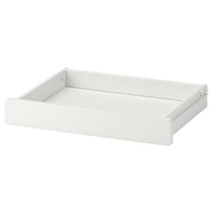 Drawer RELATERA white rectangular drawer, minimalist design, fiberboard & acrylic paint.