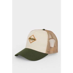 Defacto Man Label Printed Denim Baseball Cap