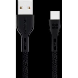 Promate بروميت باور تيم سي كابل تايب سي إلى تايب أ بطول 1.2 متر – أسود