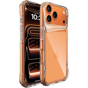 جراب Gear4 Crystal Palace متوافق مع iPhone 17 Pro Max مقاس 6.9 بوصة، يوفر حماية متطورة ضد الصدمات بتقنية متطورة، مقاوم للاصفرار، جراب هاتف شفاف