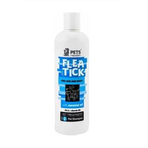 Pets Republic  Eco-Friendly Step 2 Flea & Tick Shampoo with Coconut Oil for Pets  free 500 ml