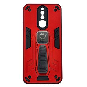 غطاء صلب مقاوم للصدمات بطبقتين للخدمة الشاقة مع ظهر مطفي لهاتف Huawei Mate 10 Lite