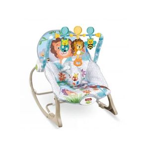 Premium Baby Bouncer and Soothing Rocker with Interactive Toy Bar for Comfort and Early Development
