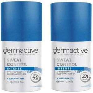 dermactive  مزيل عرق سائل من ديرماكتيف برائحة حلوة للجنسين مضاد للعرق قطتعين
