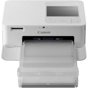 Canon Selphy CP1500 Photo Printer Mobile Printer (USB-C, WiFi, Wireless, Thermosublimation, 300 x 300 DPI, Memory Card Slot, Selphy Photo Layout App, Colour Stability 100 Years) White