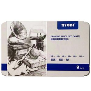 9 Pcs Drawing pencils Set - NYONI