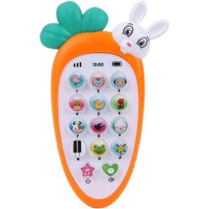 Educational Baby Phone Toy with Silicone Teether & Musical Sounds