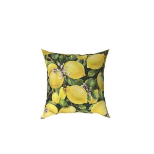 Art Mood HOME Premium Cushion Cover - Luxurious, Soft Throw Pillow Cover with Elegant Design for Living Room, Bedroom, and Sofa - Decorative and Durable Velvet Cover - Lemon