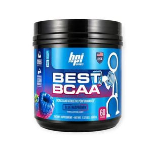 Vital  BPI Sports Best BCAA Powder 600g 60 Servings - Advanced Branched-Chain Amino Acids, Muscle Recovery & Oligo-Peptide Support Matrix - Non-GMO & Gluten-Free
