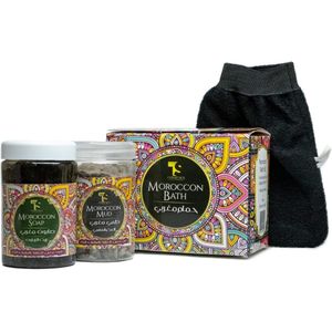 TS Moroccan Bath, Soap + Mud + Loofah
