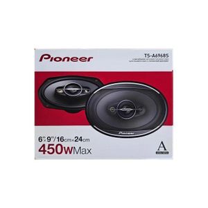 Pioneer Original TS-A6968S Oval Car Speaker Kit 450 Watt 6 * 9 Inch 90 RMS 4 WAY 4 Ohm 29 Hz to 28 kHz 72mm 156mm x 220mm