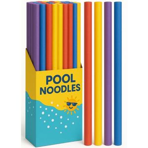 عوامات بتصميم نودلز من الفوم مصممة كأداة مساعدة قوية ومرنة للسباحة ضرورية للشعور بالثقة في حمام السباحة للأطفال والبالغين من ال ان دي جيفتس، عبوة من قطعتين