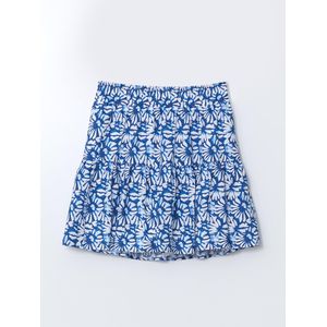 LC Waikiki Floral Girl's Short Skirt With Elastic Waist