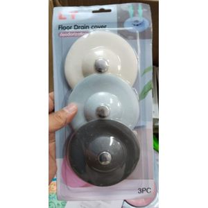 مصفاة حوض من السيليكون مع سدادة للبانيو ومصفاة لمصرف حوض المطبخ وسدادة لمصرف الحمام ومصفاة للشعر مع سدادة، 3 قطع