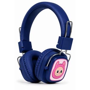 ah AH-816G RGB Bluetooth Gaming Headphones with Noise Isolation Microphone, Wireless Over-Ear Headset, Up to 15 Hours Battery Life, Hi-Fi Stereo Sound, USB Rechargeable, Comfortable Ergonomic Design for PC, PS5, Mobile, Tablet, Laptop and Gaming - Dark Blue