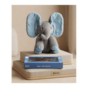 Interactive Talking and Moving Ear Elephant Plush Toy
