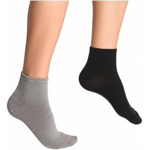 Fg Men's half socks made of cotton and spandex, multi-colored, 6 pairs