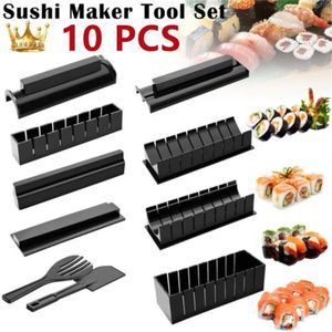 10PCs| DIY Sushi Making Kit Sushi Maker Set Sushi Rice Roller Tube Mold Tool