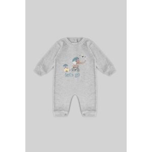 Junior Baby Boy Romper with “Let’s Go” Print