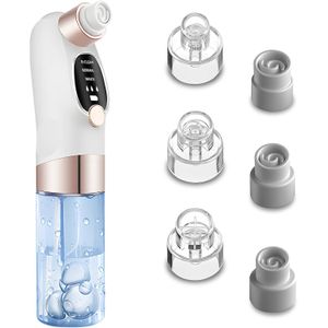 General Electric جهاز إزالة الرؤوس السوداء وتنظيف المسام مزود بـ 3 مستويات شفط و6 رؤوس قابلة للتبديل وقابل للشحن عبر USB مناسب لجميع أنواع البشرة