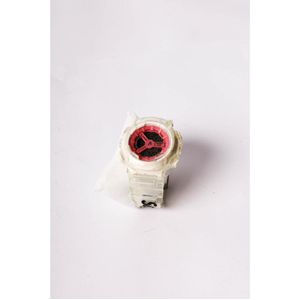 transparent digital watch-white