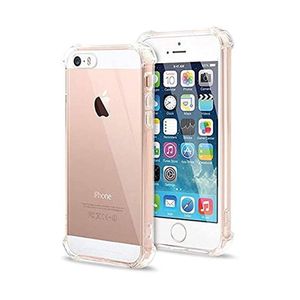 جراب خلفي مقاوم للصدمات والانفجار لهاتف آيفون 5G/5S/SE